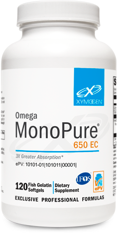 Omega MonoPure 650 EC - XYMOGEN - 120 Softgels