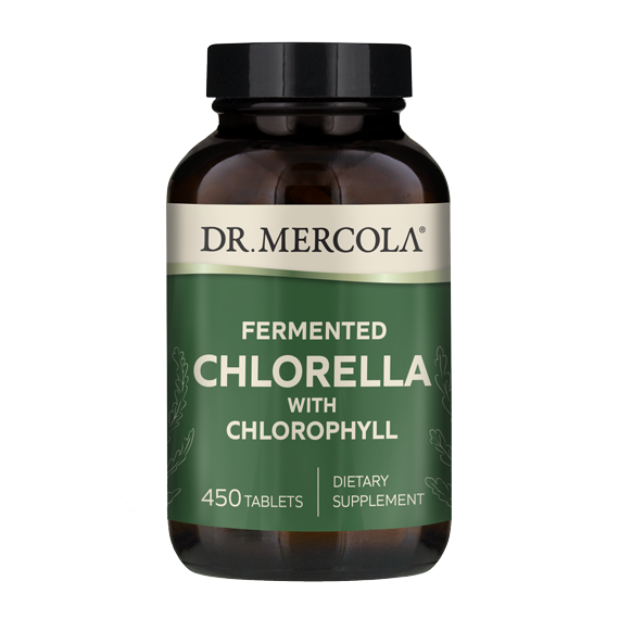 Dr. Mercola Fermented Chlorella - 450 Tablets