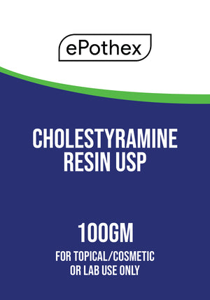 Cholestyramine Resin USP - Topical and Cosmetic - 100GM Powder