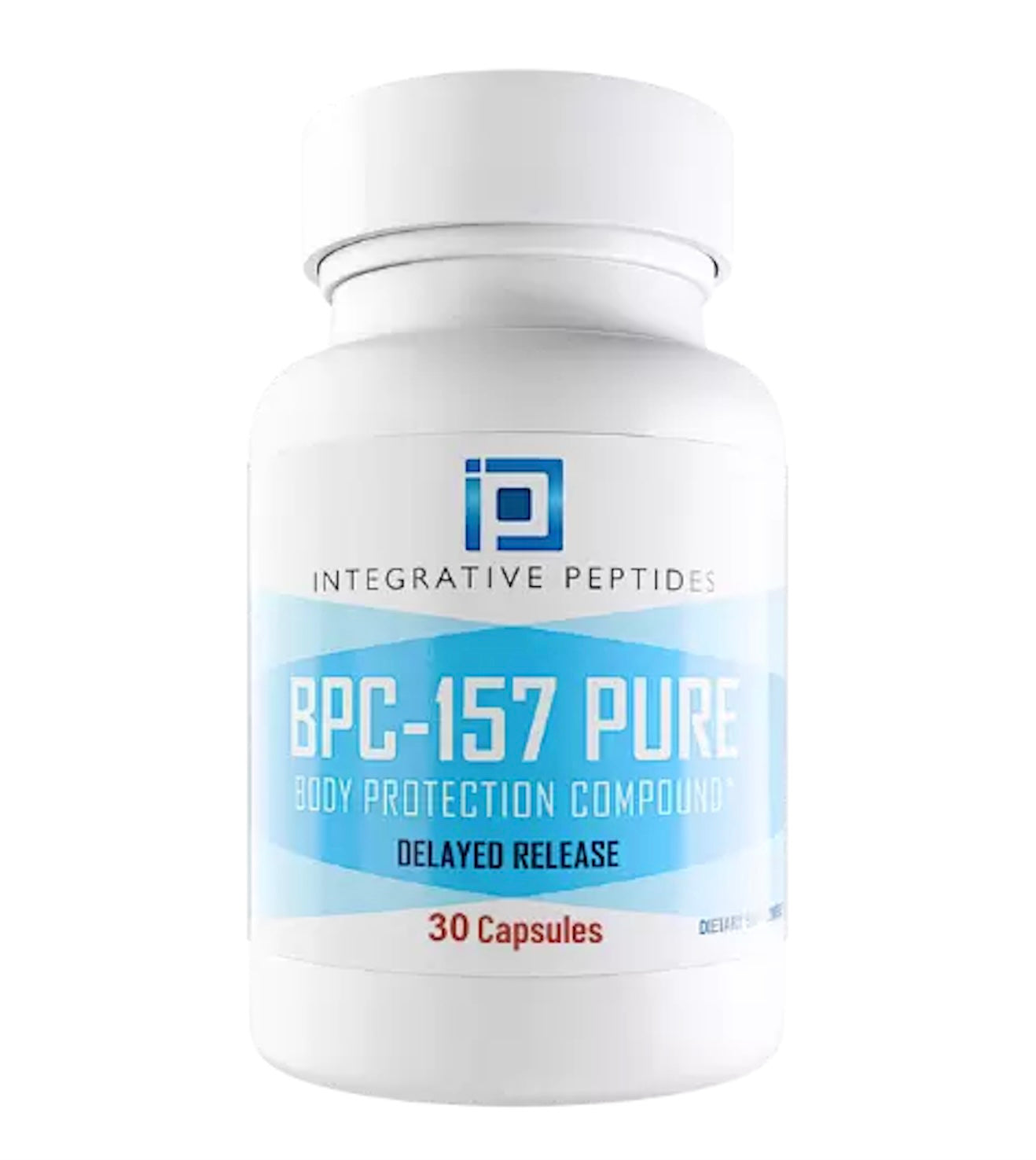 Integrative Peptides BPC-157 Pure (Delayed Release) - Body Protection Compound - 500mcg - 30 capsules