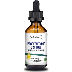 Progesterone Vitamin E Oil - Bioidentical Progesterone USP + Natural Vitamin E Oil - 2 fl oz (60ml)