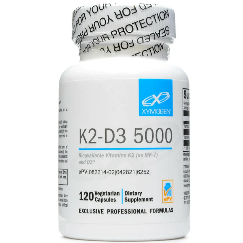 Xymogen K2-D3 5,000 120 capsules - ePothex