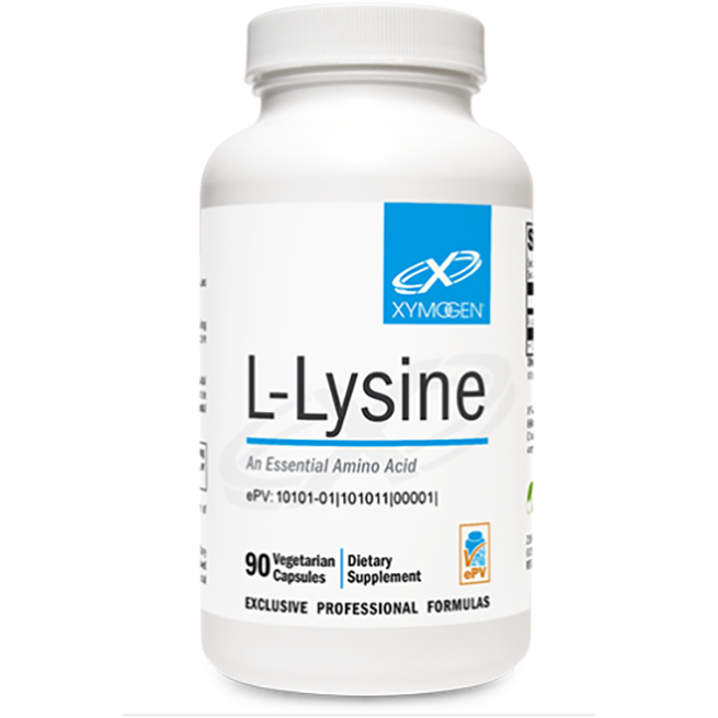 Xymogen L-Lysine 90 Capsules
