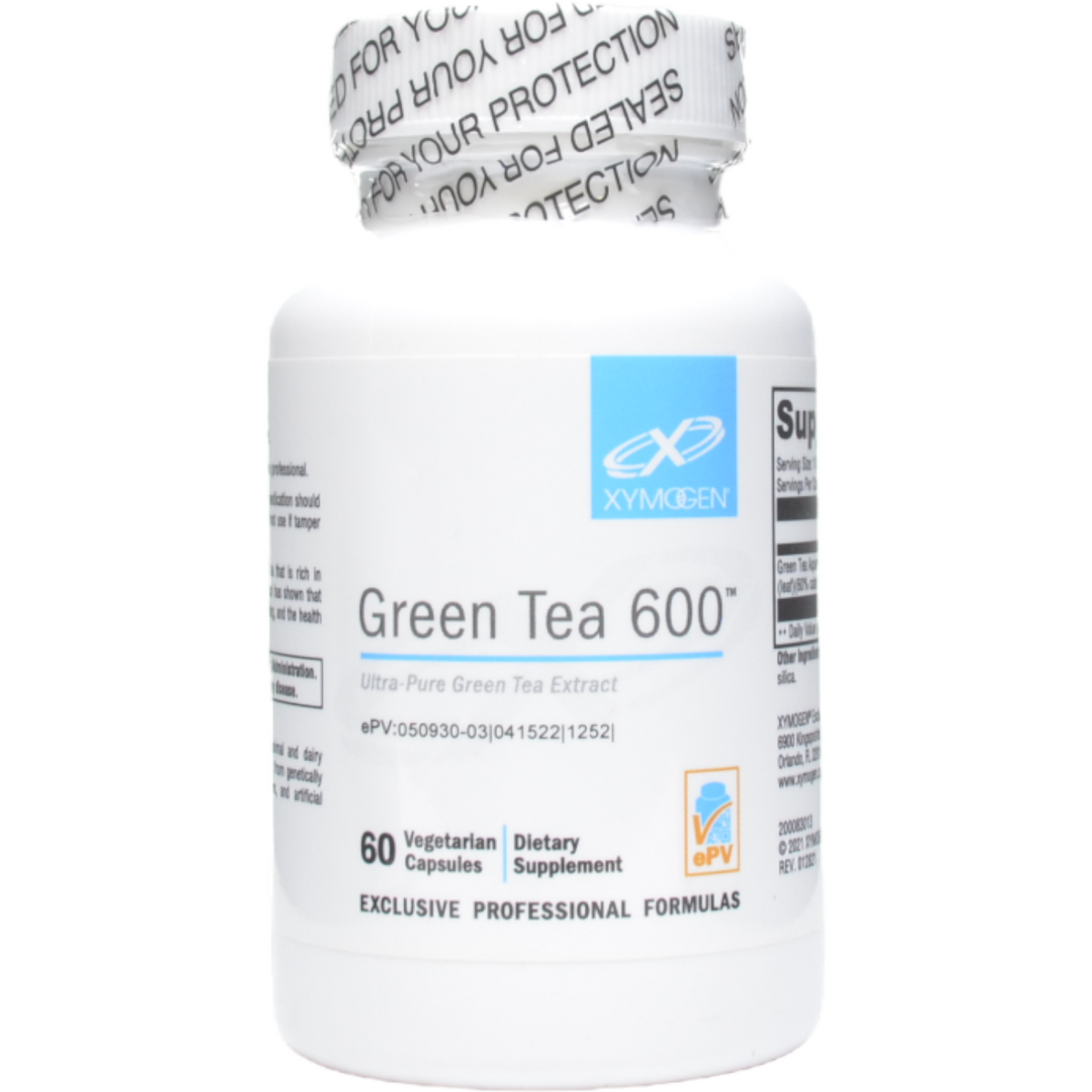 Xymogen Green Tea 600 60 Capsules - ePothex